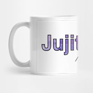 Jujiteiras Podcast artistic logo with white background Mug